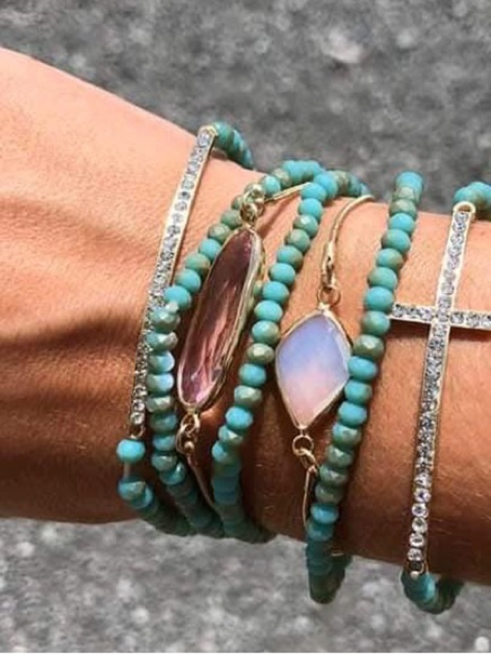NEW Brady Bracelet Pink and Gold Plunder - Picture 5 of 5